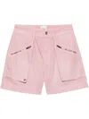 Isabel Marant Jeliano Denim Shorts In Pink