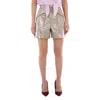Isabel Marant Jeliano High-waisted Shorts In Beige