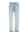 Isabel Marant Jemina Slim-fit Cropped Jeans In Blue