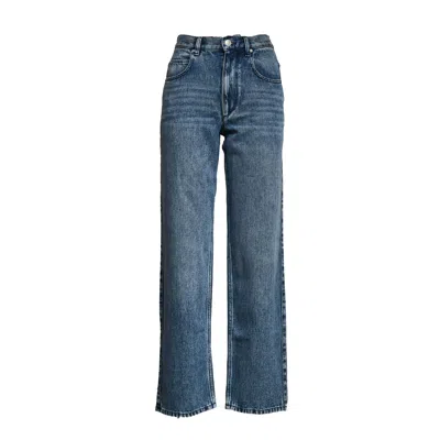 Isabel Marant Jenny Argentine Studded Casual Jeans In Blue