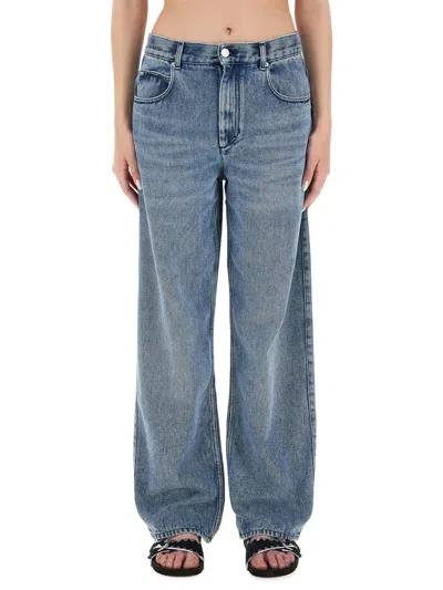 Isabel Marant Jean Jenny Denim Straight Leg In Blue