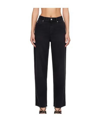 Isabel Marant Jenny Straight-leg Jeans In Black