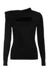 Isabel Marant Cozy Black Knit Top For Fall Season 2024 In Black
