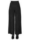 Isabel Marant High-waisted Wide-leg Trousers In Blue