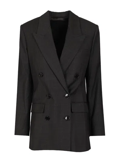 Isabel Marant Jevima-gz Jackets Grey In Black