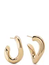 Isabel Marant Links Sculpted-hoop Earrings In Gold