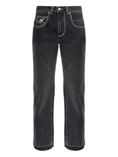 Isabel Marant Jeyda Trousers Belt Loops Contrast Stitching In Black