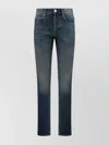 Isabel Marant Jiliana Stretch Cotton Jeans In Blue