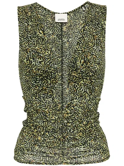 Isabel Marant Schulterfreies Jillya Top In Schwarz