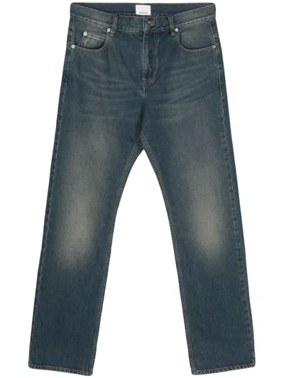 Isabel Marant Joakim Mid-rise Straight Leg Jeans In Blue