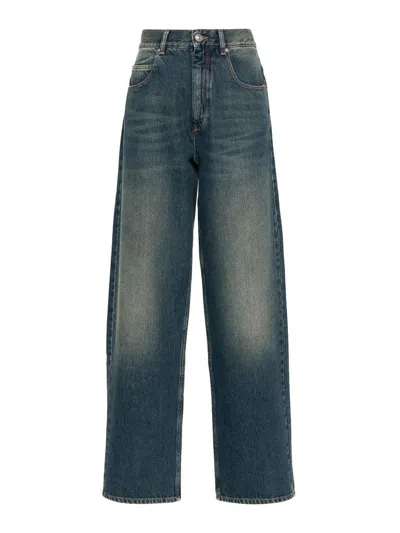 Isabel Marant Joanny Wide-leg Jeans In Dark Wash