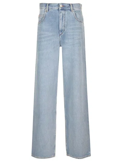 Isabel Marant Joanny Jeans In Light Blue