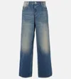 Isabel Marant Joanny Mid-rise Wide-leg Jeans In Blue