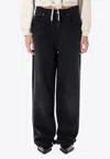 Isabel Marant Lemony Jeans In Black Cotton In Black