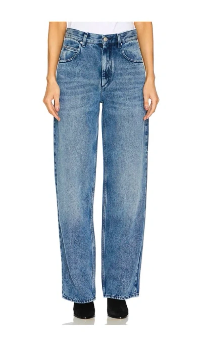 Isabel Marant Belvira High-rise Bootcut Denim Jeans In Blue