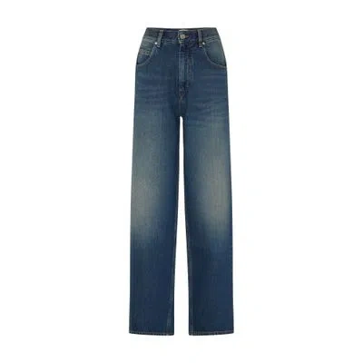 Isabel Marant Joanny Wide-leg Jeans In Blue