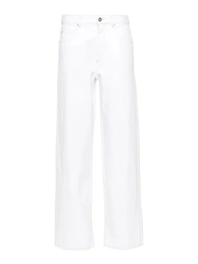 Isabel Marant Joanny Mid-rise Straight-leg Jeans In White