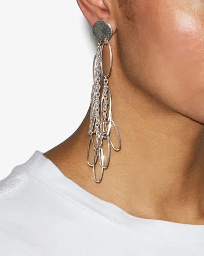 Isabel Marant Jodie Earrings In Metallic