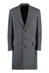 Isabel Marant Marant Johel Herringbone Coat In Gray