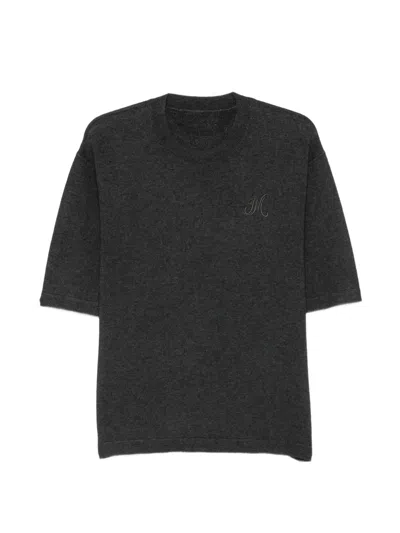 Isabel Marant Jona Logo-embroidered Sweater In Gray