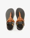 Isabel Marant Round Toe Flat Sandals In Havana