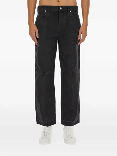 Isabel Marant Marant Regular Fit Jorel Pants In Black