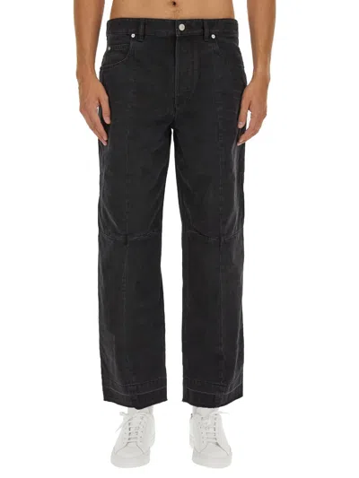 Isabel Marant Jorel Pants Belt Loops In Black