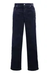 Isabel Marant Corduroy Trousers With Belt Loops And Metal Buttons