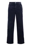 Isabel Marant Corduroy Trousers With Belt Loops And Metal Buttons