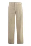 Isabel Marant Men's Jorje Corduroy Trousers In Beige