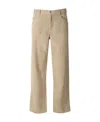 Isabel Marant Jorje-gb Straight Leg Corduroy Pants In Nude