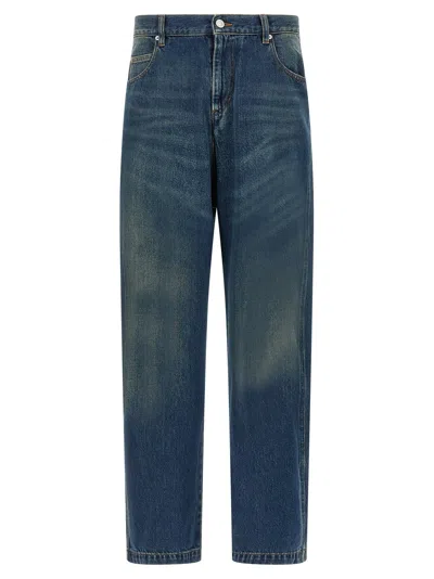 Isabel Marant Jorje Jeans With Medium Rise In Blue