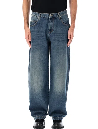Isabel Marant Jorje Wide-leg Cotton Jeans In Blue