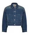 Isabel Marant Josephine Cotton Denim Jacket In Blue