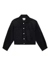 Isabel Marant Valettte Denim Jacket In Black
