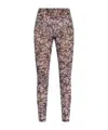 Isabel Marant Joshua Printed Jersey Leggings In Brown