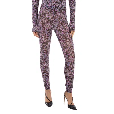 Isabel Marant Joshua Printed Jersey Leggings In Multi