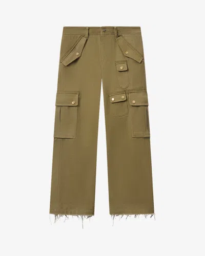 Isabel Marant Gerade Josine Hose In Green