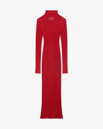 Isabel Marant Josita Dress In Red