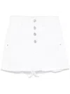 Isabel Marant Belt-loop Shorts In White