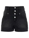 Isabel Marant 'denim Shorts' With Pockets And Button Accents