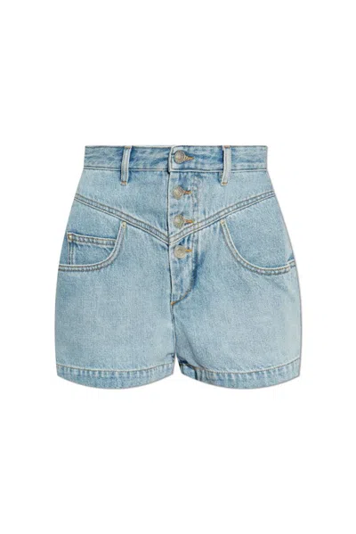 Isabel Marant Jovany Shorts In Blue