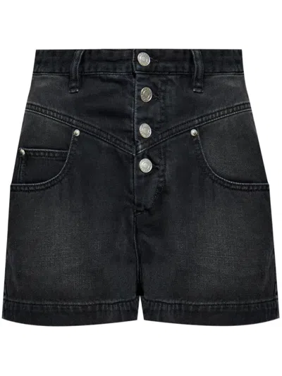 Isabel Marant Jovany High-rise Denim Shorts