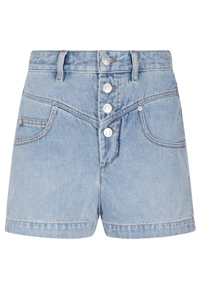 Isabel Marant Jovany Shorts In Blue