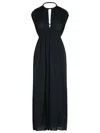 Isabel Marant Women's Joya Cotton Long Dress In Black