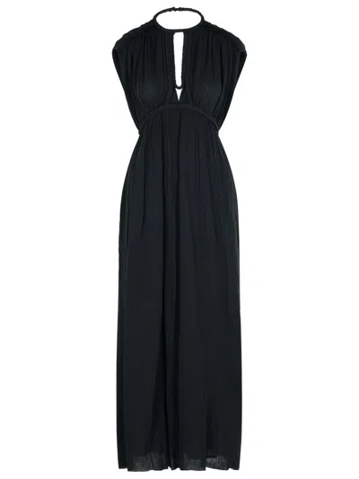 ISABEL MARANT JOYA' BLACK COTTON DRESS