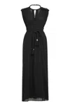 Isabel Marant Women's Joya Cotton Long Dress In Black