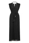 Isabel Marant Women's Joya Cotton Long Dress In Black