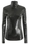Isabel Marant Joyela Shiny Jersey Turtleneck