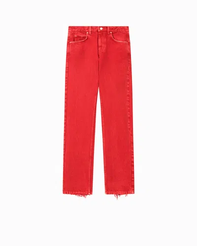 Isabel Marant Jude Pants In Vintage Red